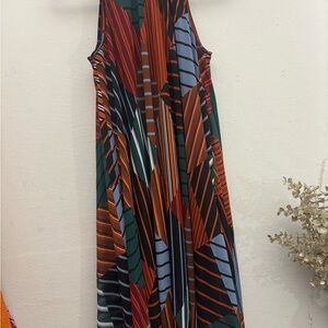 Elegant A-Line Skirt with Geometric Pattern